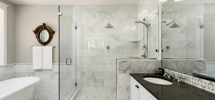 bathroom shower door installation in Tehachapi